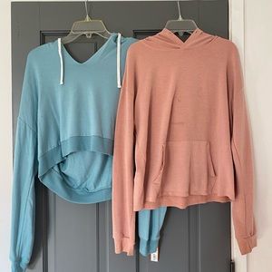 Blue and Pink Light Weight Sweater